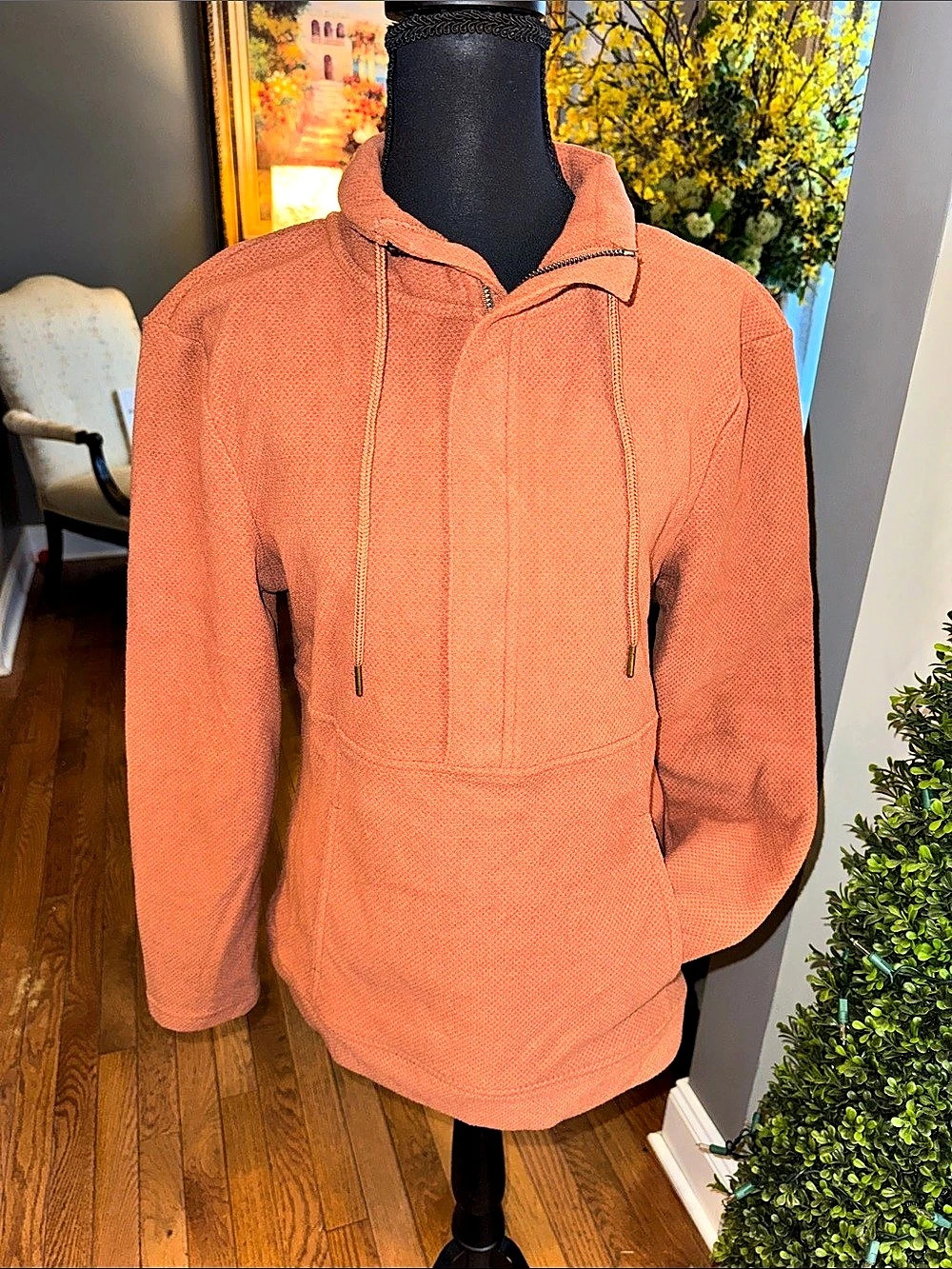 Avalanche Pullover Jacket in Orange Size Small NWT